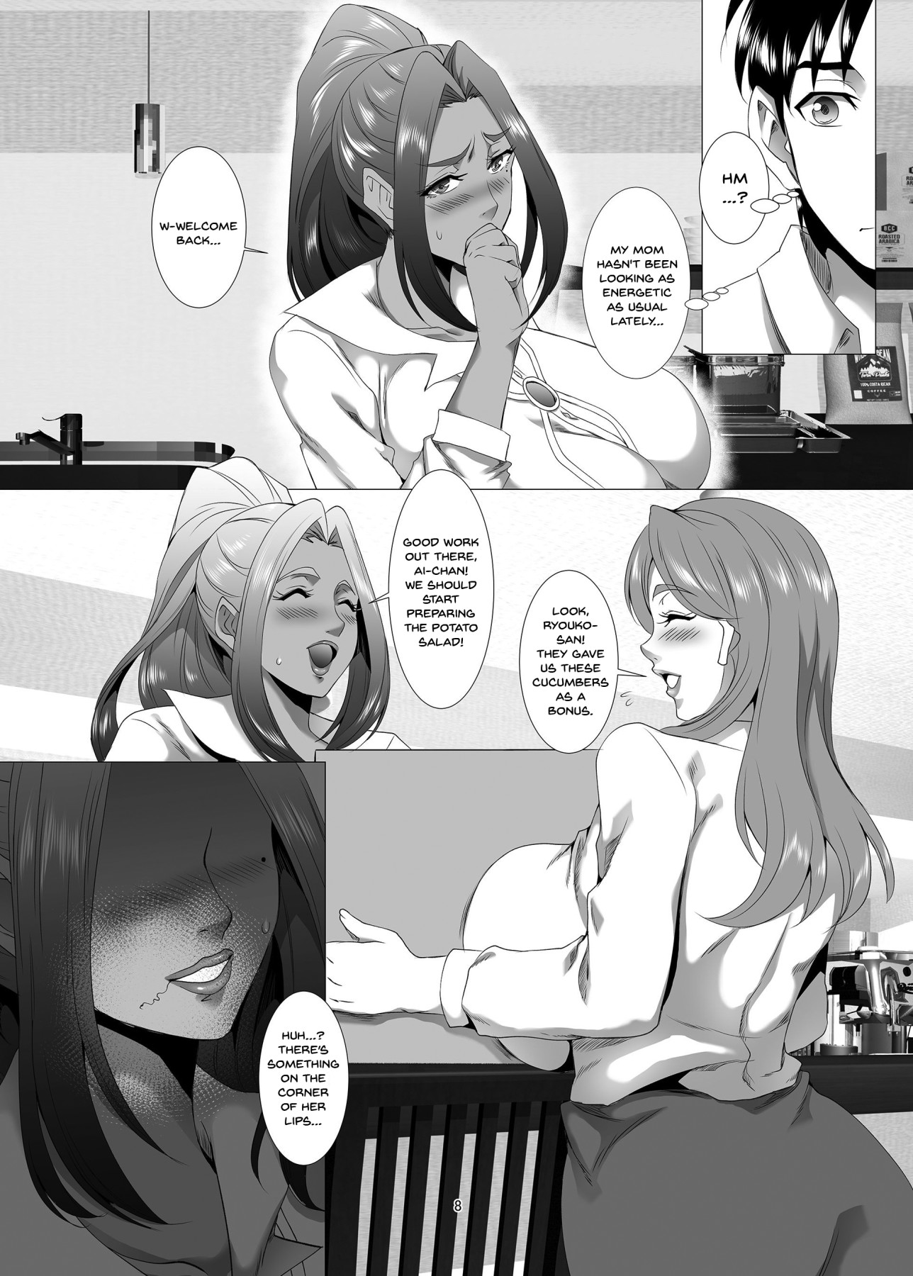 Hentai Manga Comic-Your Mom's A Pretty Good Woman, Huh? Ch.2-Read-7